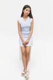 Stripe Knit Dress  Sky Blue  hi-res