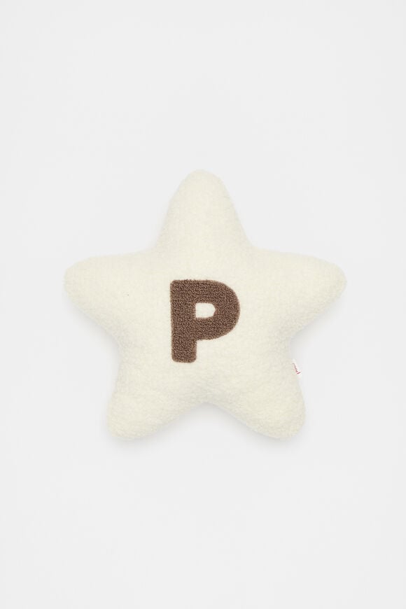Star Initial Cushion  P  hi-res