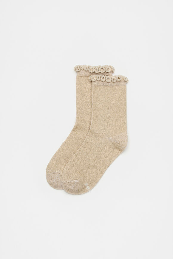Lurex Frill Sock  Multi  hi-res