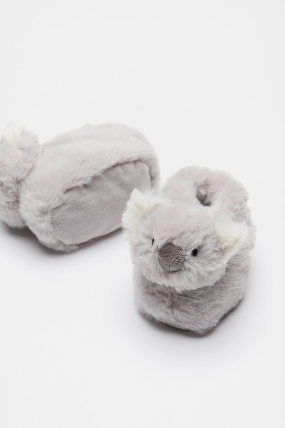 Koala Booties  Grey  hi-res
