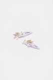 Glitter Unicorn PU Snaps  Lavender  hi-res