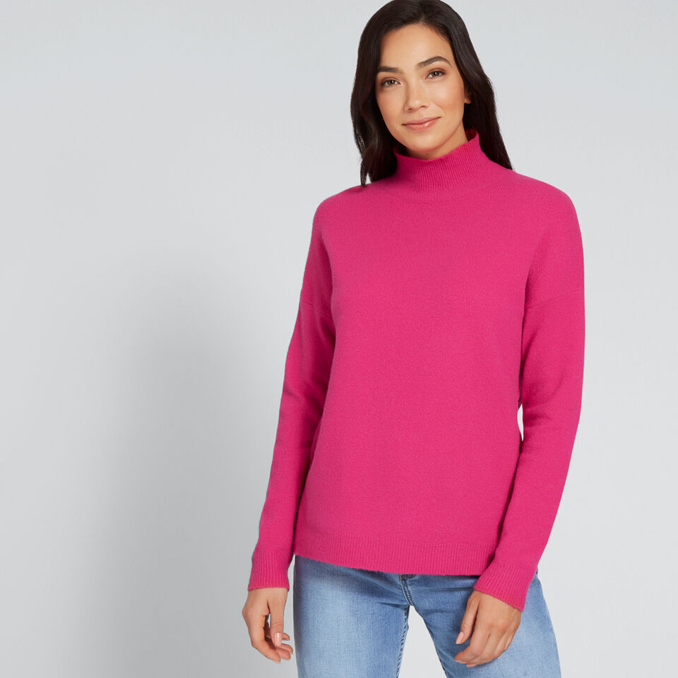 High Neck Comfy Sweater  