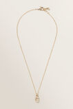 Initial Pearl Necklace    hi-res