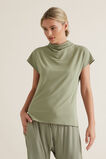 Mock Neck Rib Top    hi-res