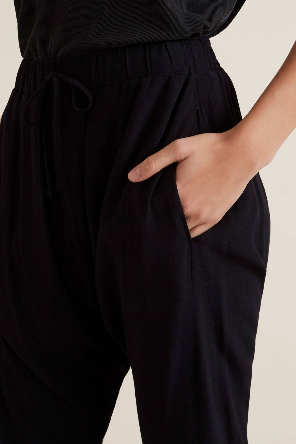 Woven Harem Pant  