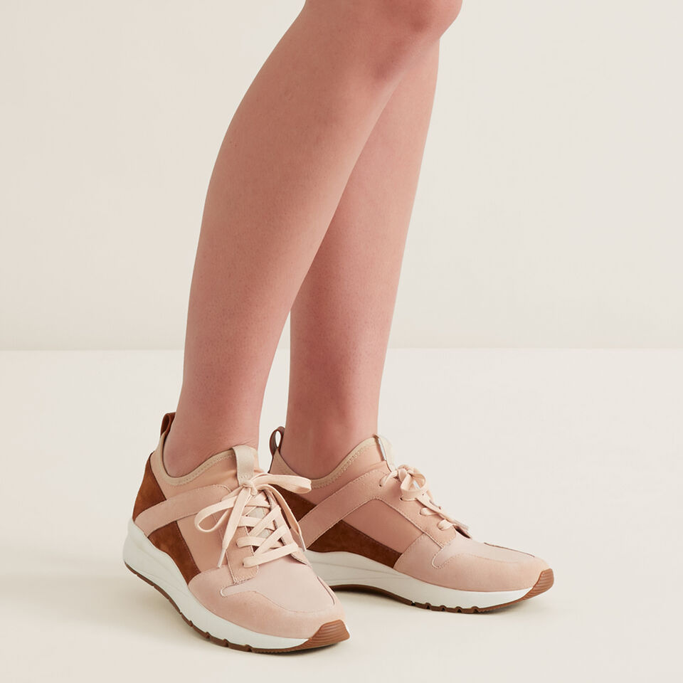 Maria Leather Sneaker  