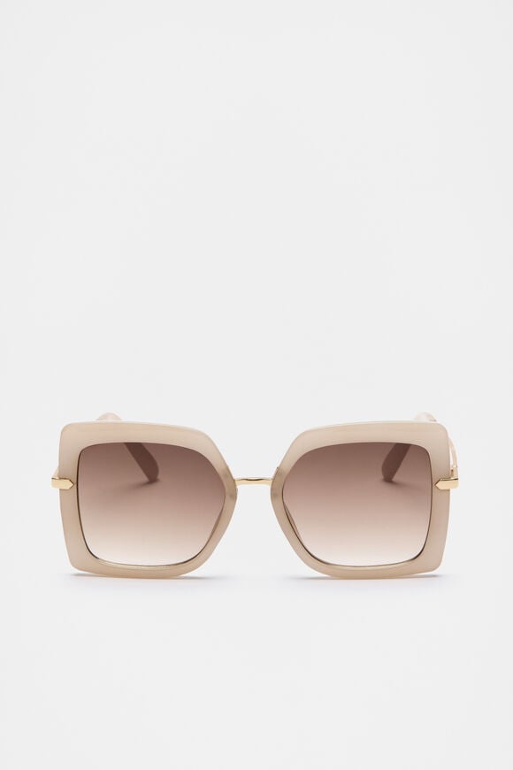 Sophie Oversized Sunglasses  Oat  hi-res