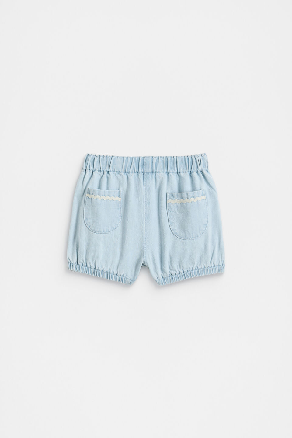 Denim Pocket Bloomer  Ice Blue Wash