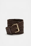 Erin Chevron Weave Belt  Affogato  hi-res