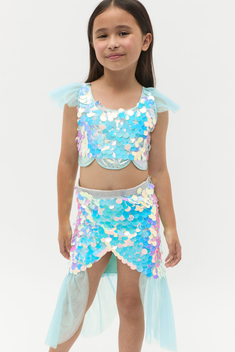 Mermaid Tail Dress Up  Ocean Blue