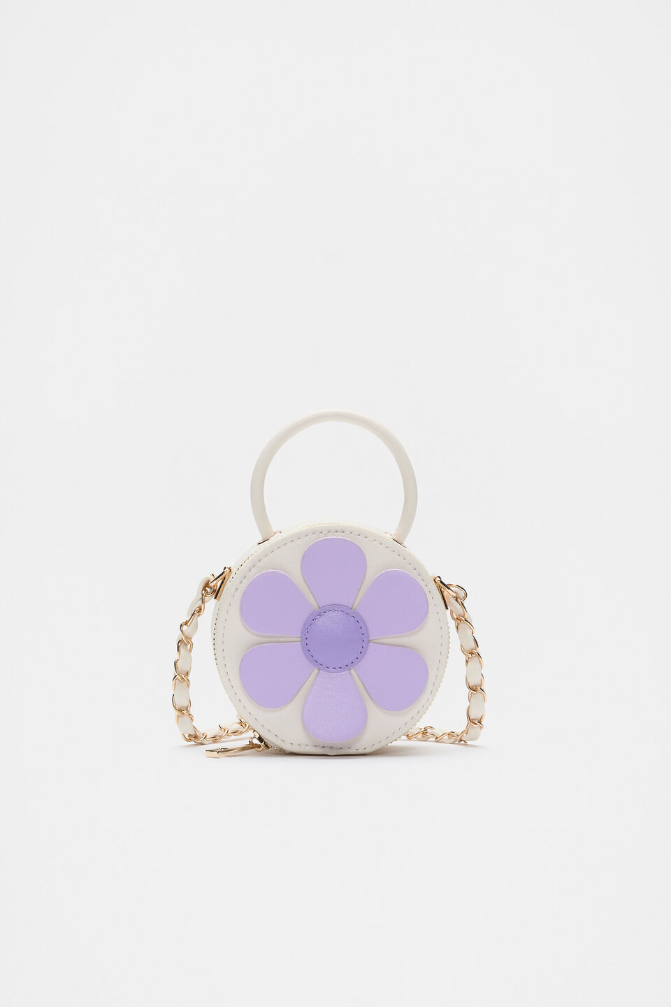 Flower Mini Cross Body  Lavender