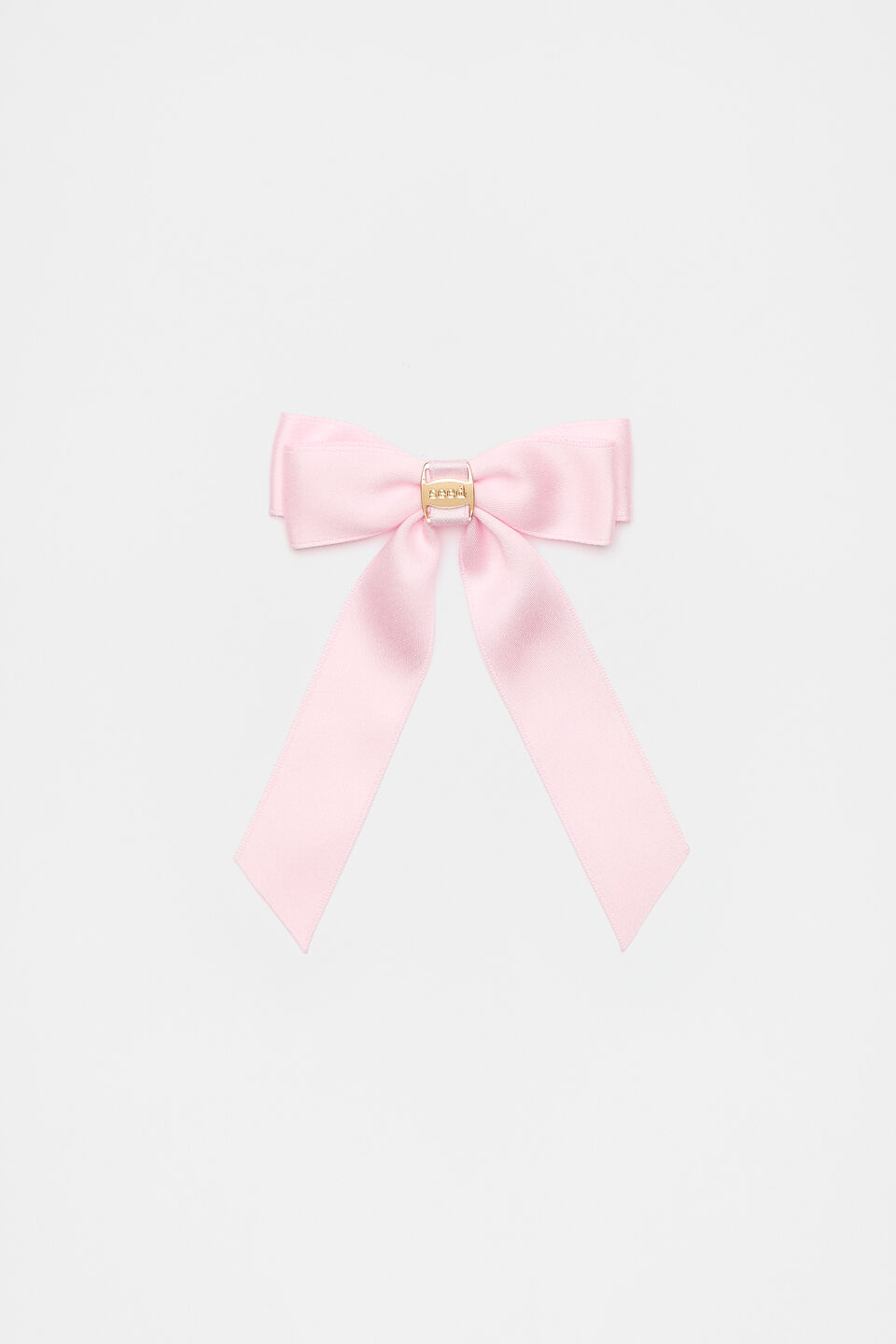 Heritage Tail Bow Duck Clip  Pale Candy Pink