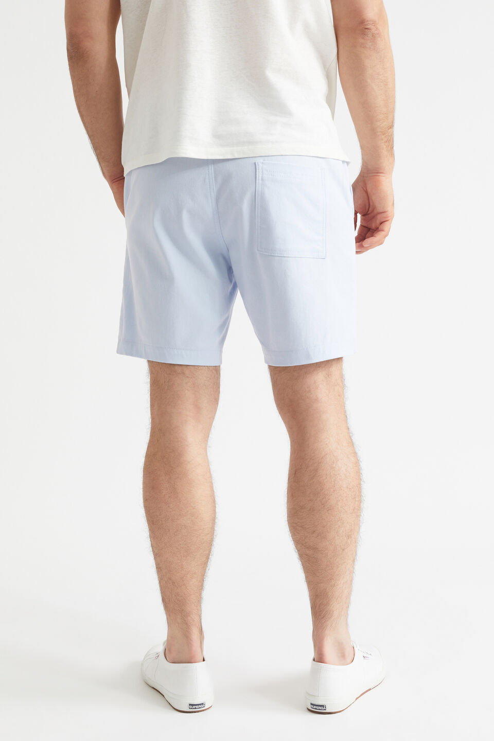 Mens Twill Short  Powder Blue