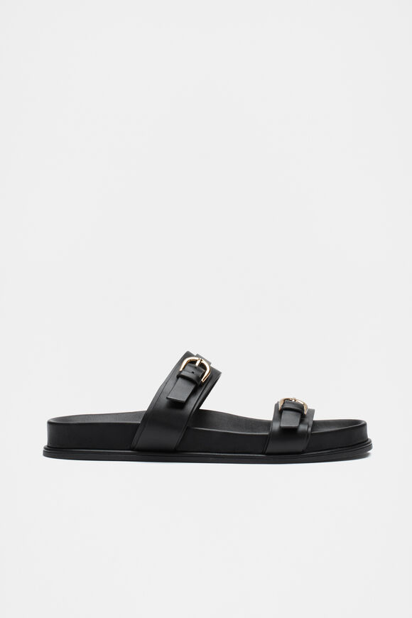 Alexis Buckle Slide  Black  hi-res