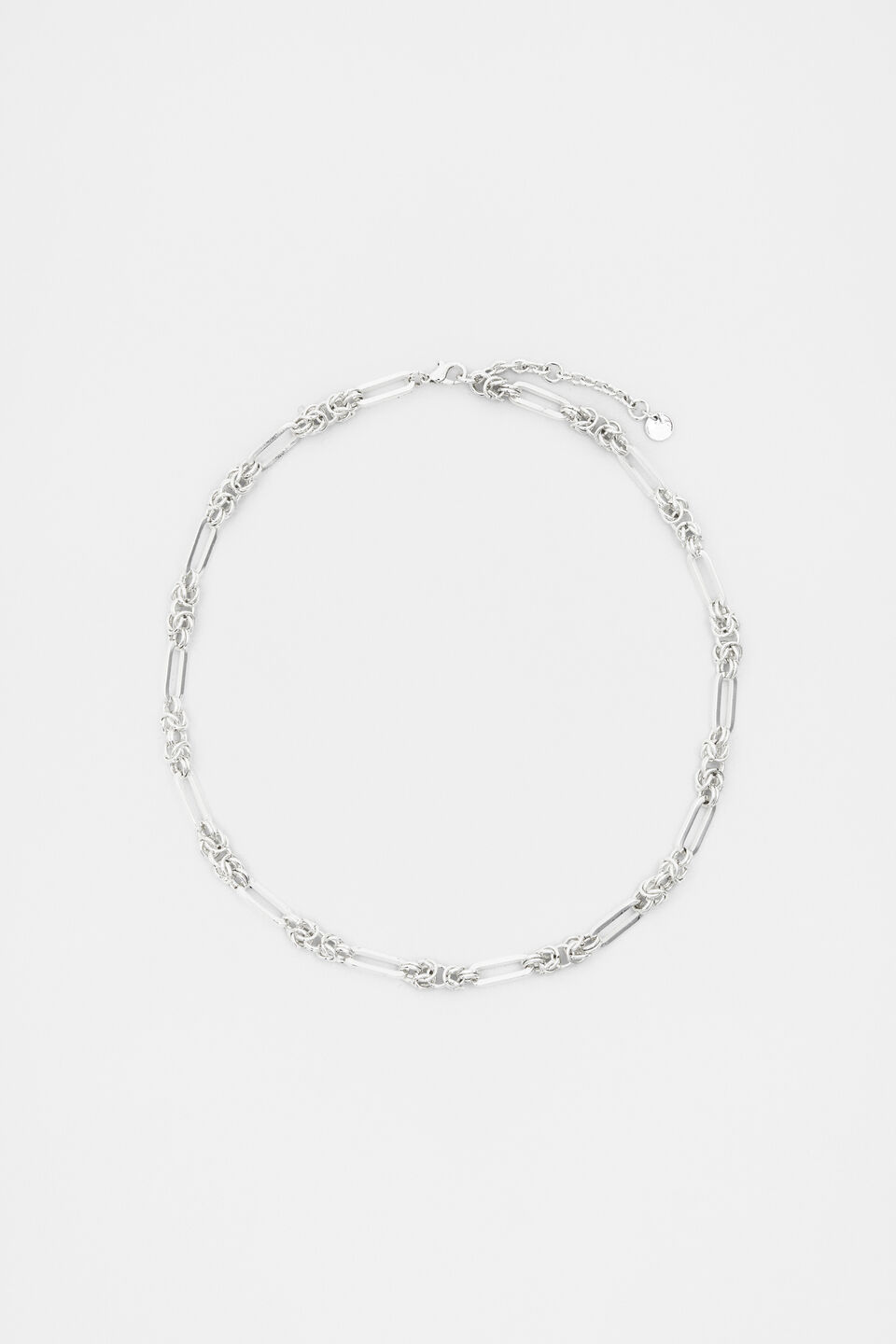 Links Chain Necklace  Silver