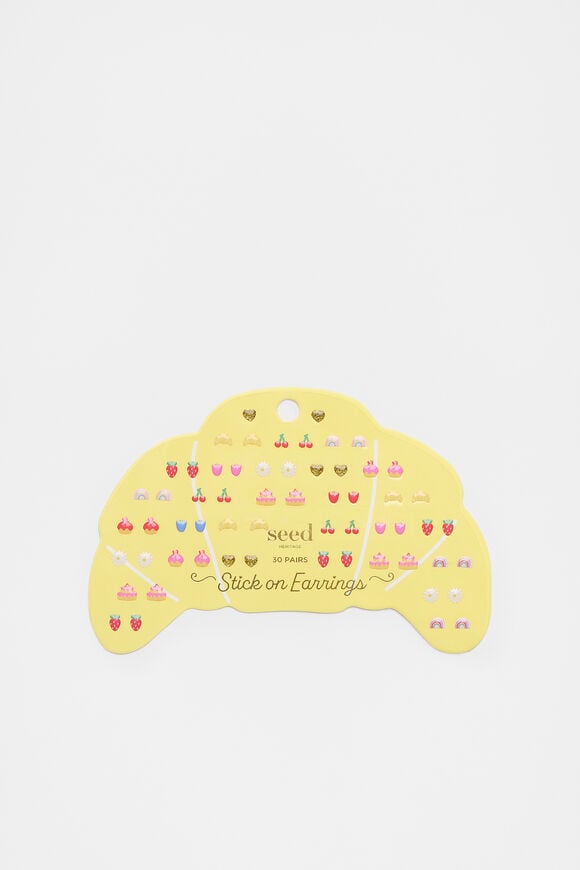 Patisserie Stick On Earrings  Multi  hi-res