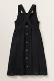 Linen Pocket Pinafore Dress    hi-res