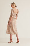 Shirred Animal Print Dress    hi-res