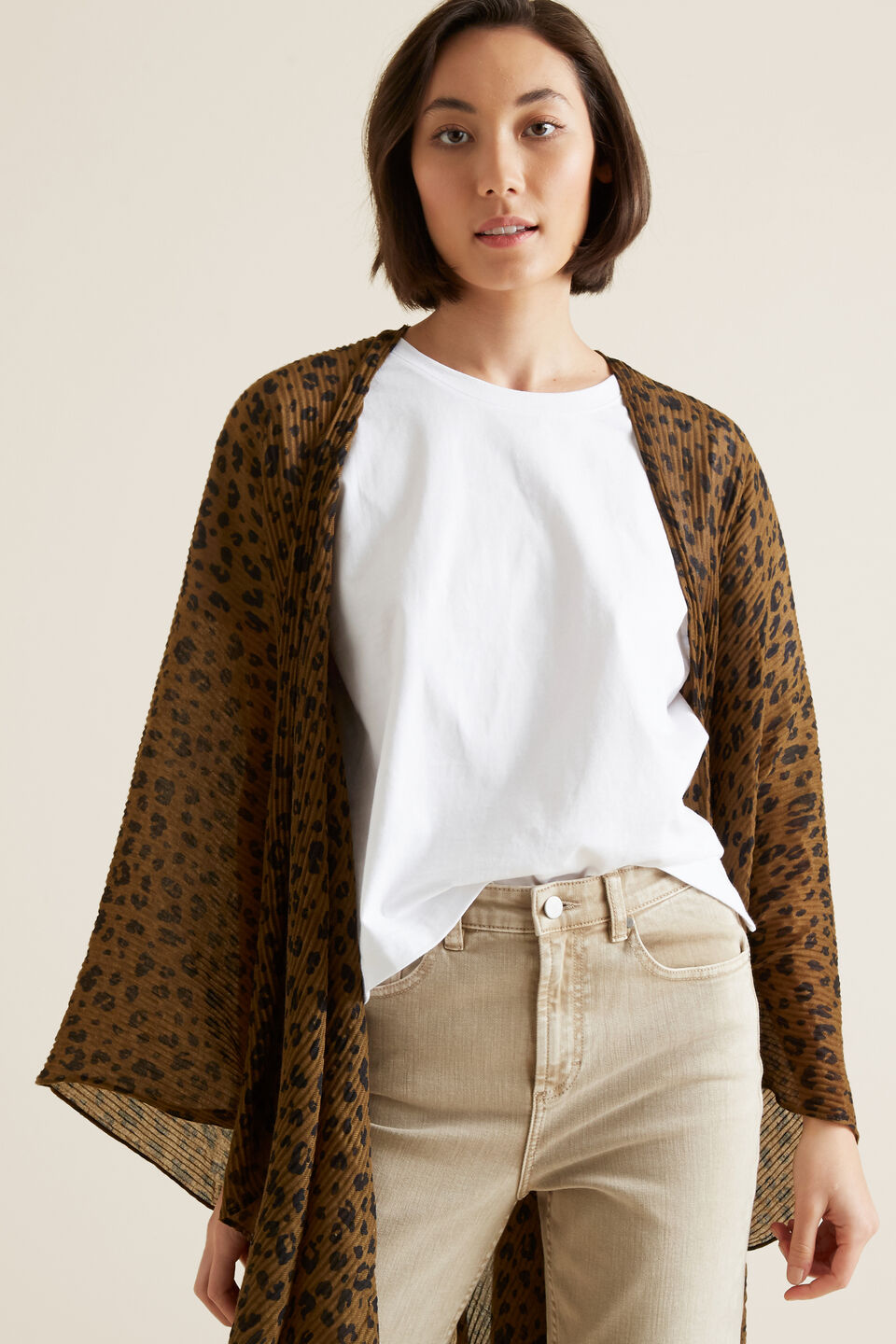 Pleated Summer Poncho  