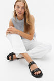Alexis Buckle Slide  Black  hi-res