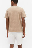 Texture Stripe Tee  Hazelnut  hi-res
