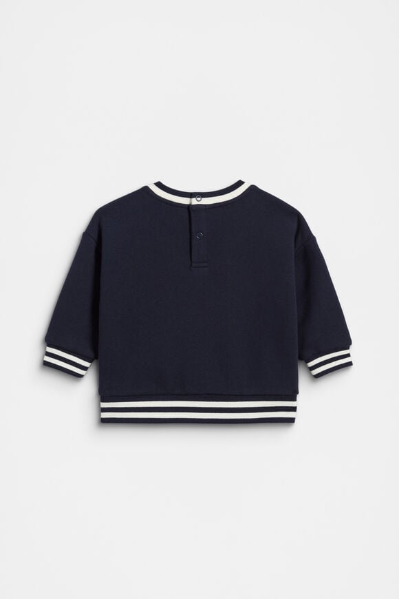 Core Logo Sweat  Midnight Blue  hi-res