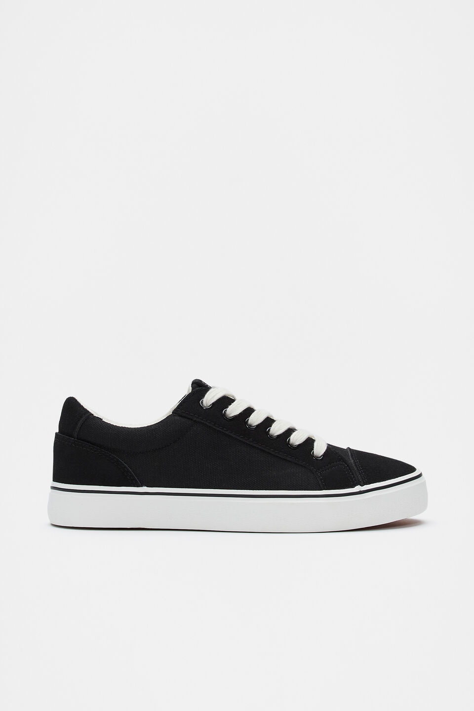 Platform Sole Trainer  Black