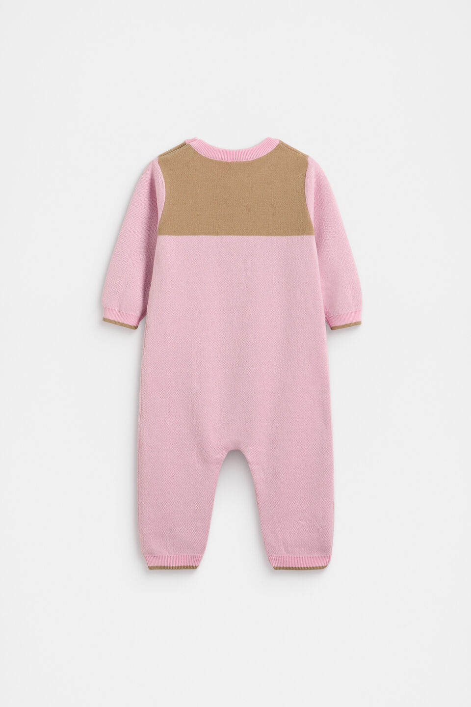 Logo Knit Jumpsuit  Petal Pink