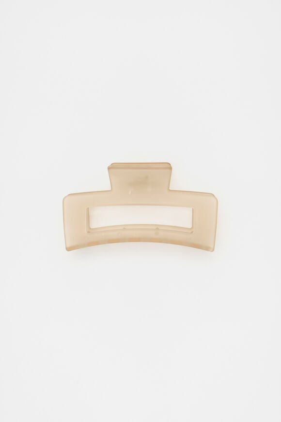 Rectangle Hair Claw  Rye  hi-res