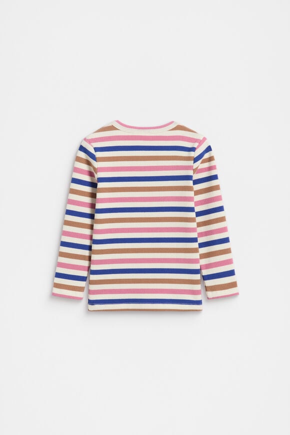 Stripe Rib Tee  Multi  hi-res