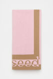 Logo Knit Blanket  Petal Pink  hi-res