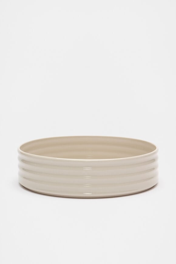 Coco Serving Bowl  Alabaster  hi-res