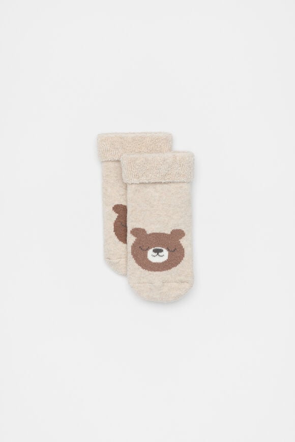 Terry Bear Sock  Oat  hi-res
