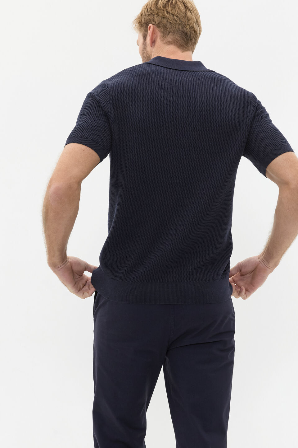 Classic Trophy Polo  Midnight Blue