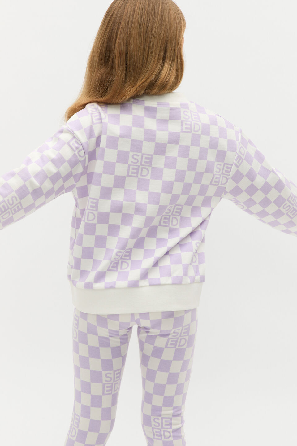 Check Logo Sweat  Lavender