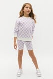 Check Logo Bike Short  Lavender  hi-res