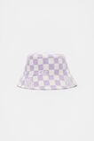 Check Bucket Hat  Lavender  hi-res