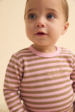 Stripe Logo Bodysuit  Petal Pink  hi-res