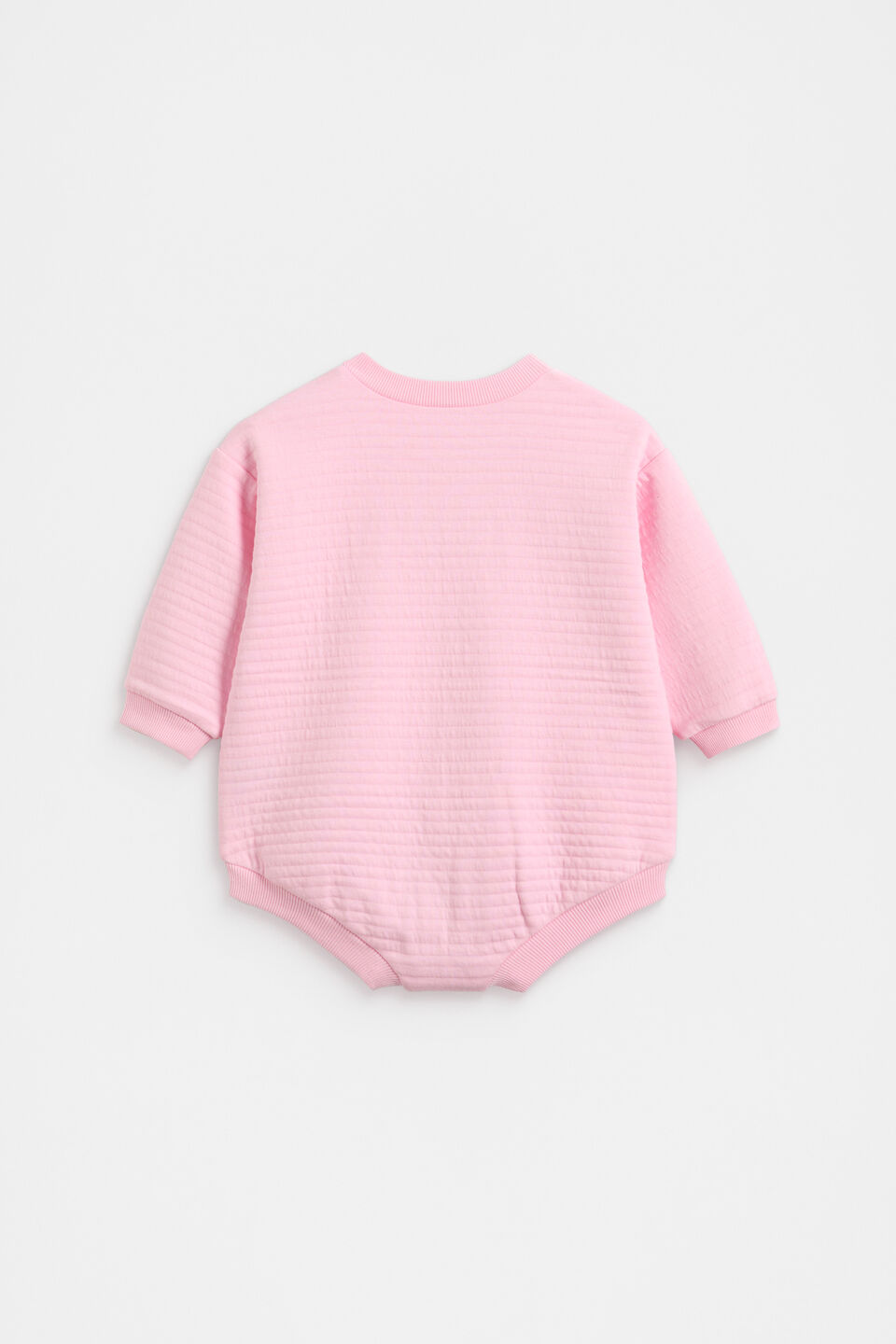 Quilted Logo Romper  Petal Pink