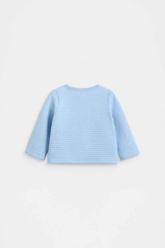 Quilted Logo Jacket  Clear Blue  hi-res