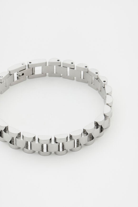 Waterproof Watch Link Bracelet  Silver  hi-res