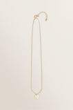 Initial Disc Necklace    hi-res