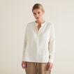 V Neck Textured Shirt    hi-res