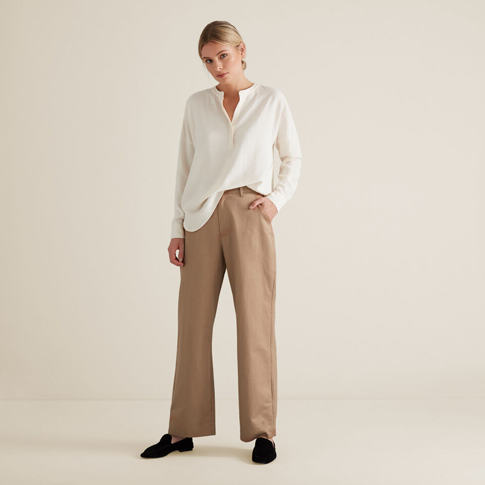 V Neck Textured Shirt  