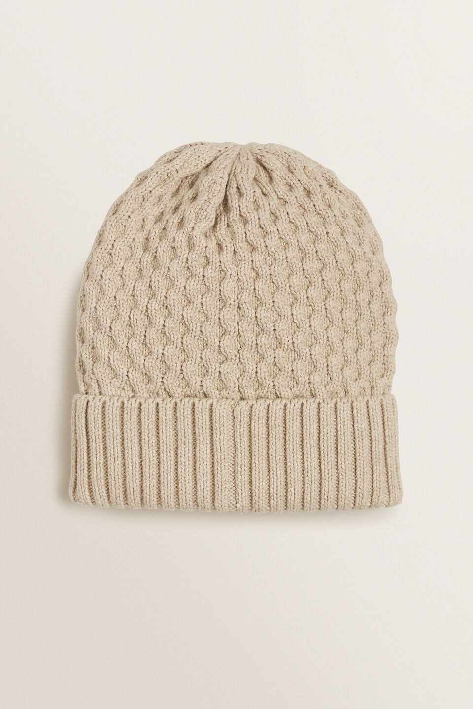 Honeycomb Knit Beanie  