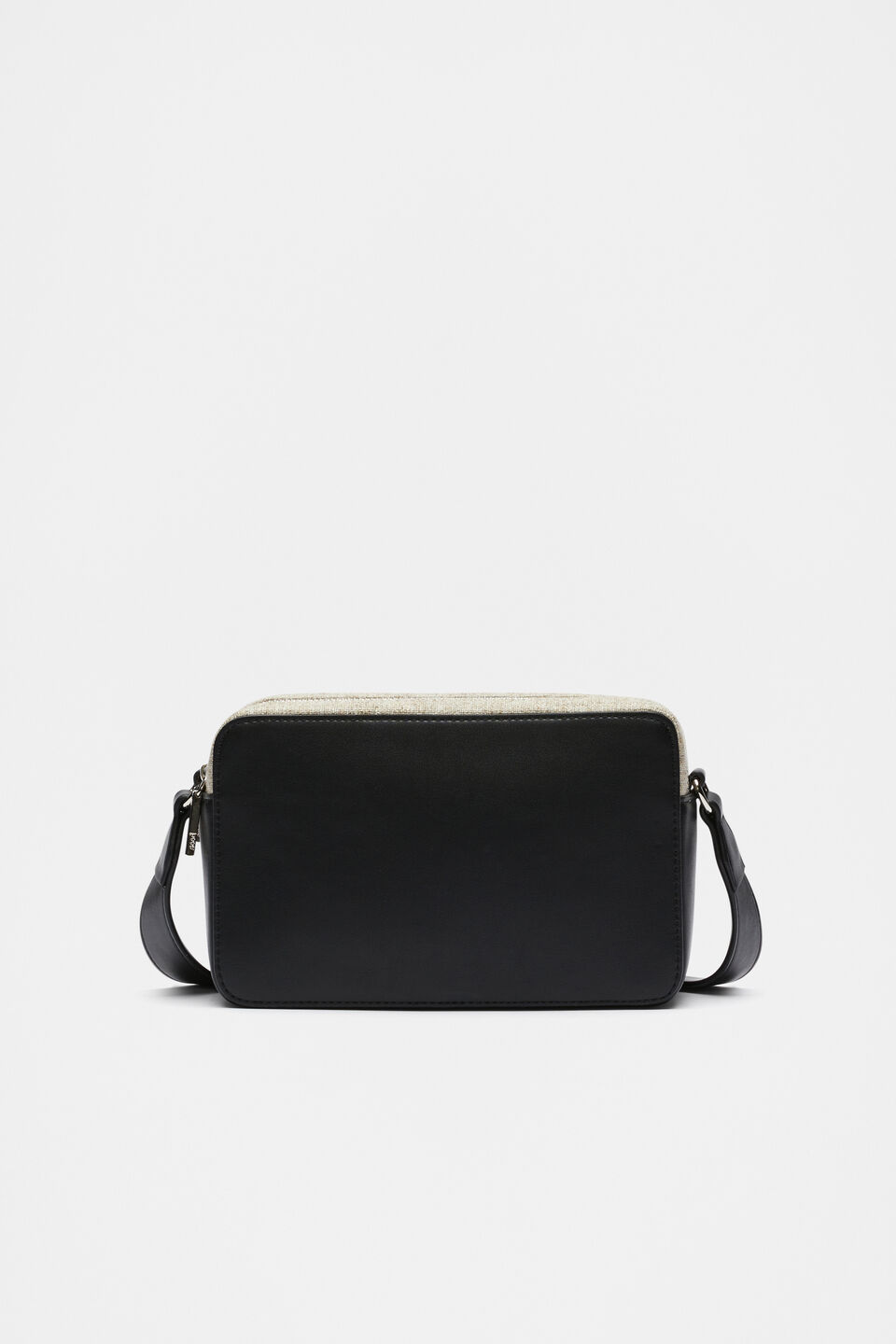 Fabric Splice Camera Bag  Black