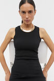 Ribbed Chain Necklace  Gold  hi-res
