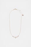Fine Pearl Initial Necklace  T  hi-res