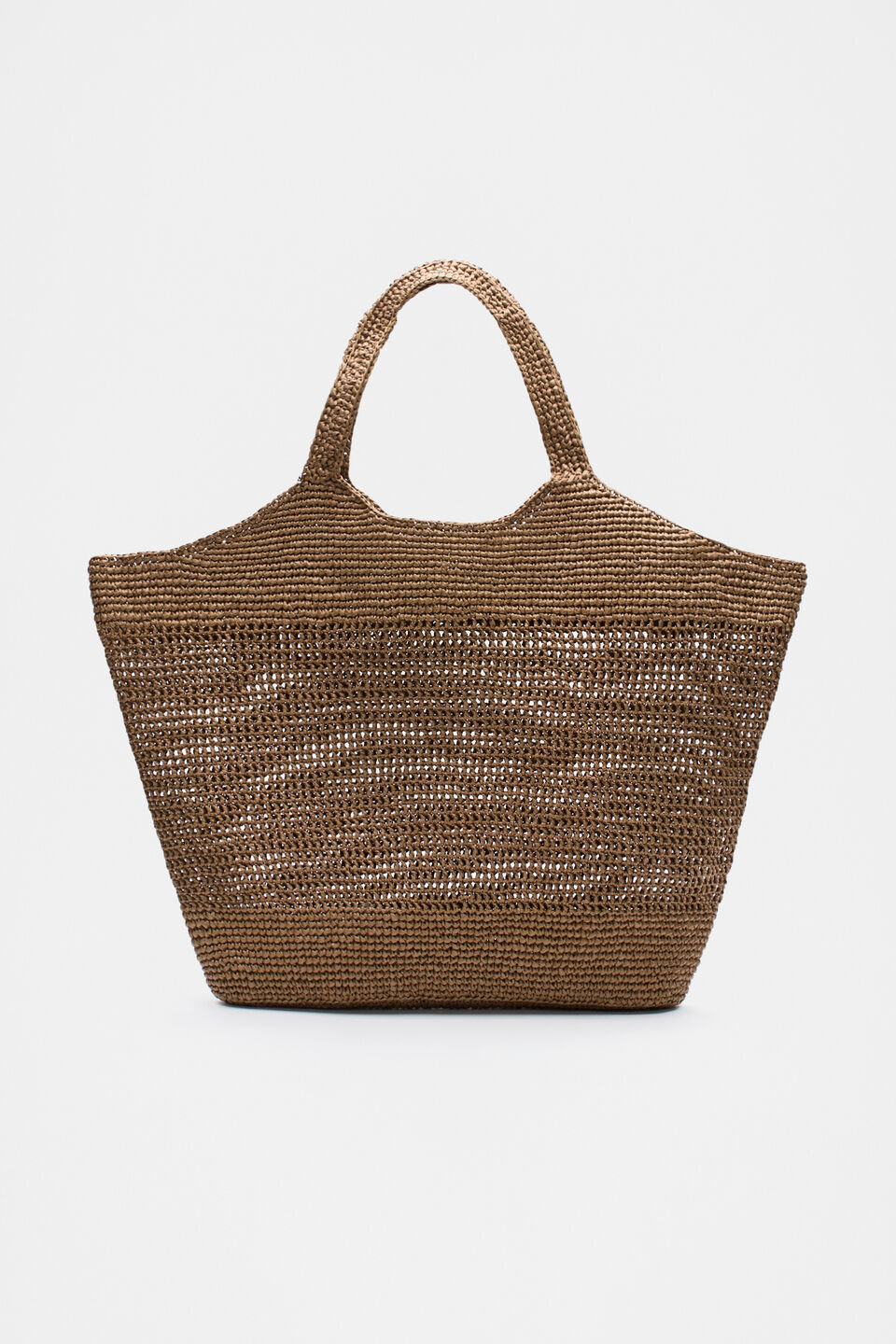 Woven Large Tote  Cinnamon Spice