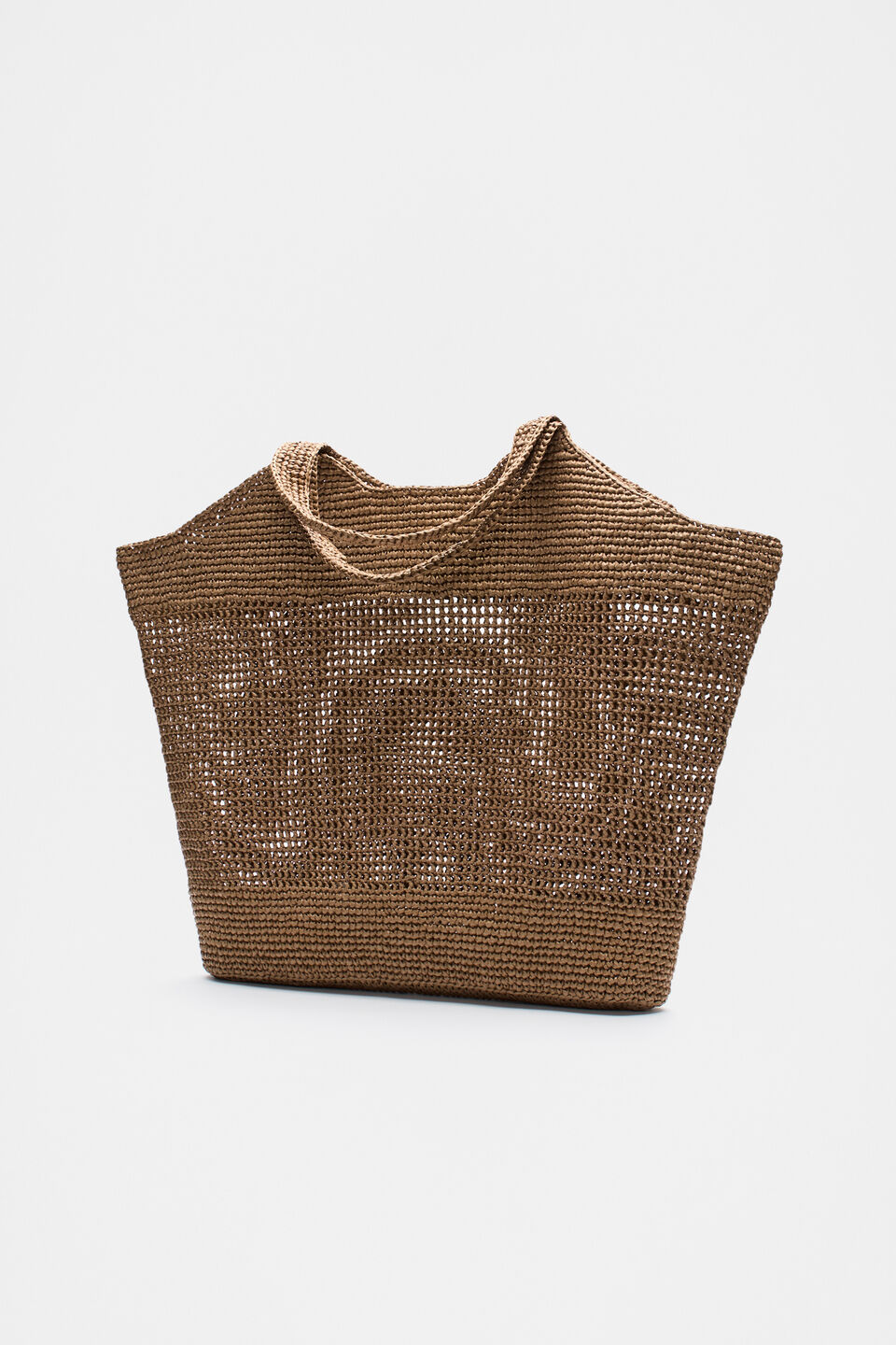 Woven Large Tote  Cinnamon Spice